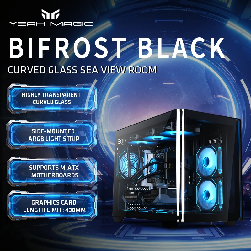 YEAH MAGIC ゲーミングPC AMD Ryzen 7 9700X Zen5 RTX 5060Ti 16GB/32GB 6000MHz DDR5 1TB NVME M.2 SSD 360MM AIO水冷 Wi-Fi搭載