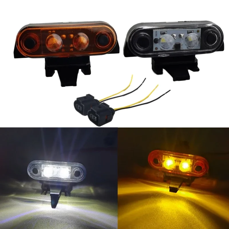 Feu de position pour toit de cabine de camion Volvo FH FM, 2 pièces, 24V, pour lampe supérieure de camion FH13, OEM 82116545 21087346