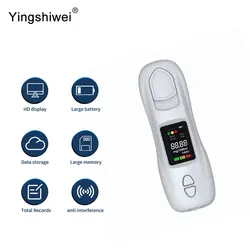 Yingshiwei YSW-A80 Police Grade Handheld Alkomat Gas Detector Portable Analyzer Mini Breath Alcohol Tester Digital Breathalyzer