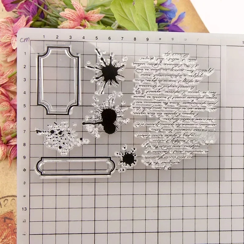 Étiquette de texte 2025, tampon Transparent en Silicone, feuille de sceau pour bricolage, pour Scrapbooking, fabrication d'album Photo, décoration faite à la main