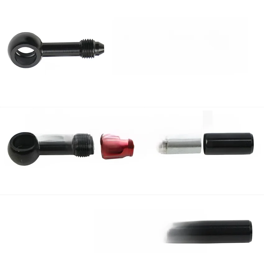 AliExpress Fireyouracing Brake Banjo Fitting Remove Aluminum Moto hydraulic Reinforced Brake Clutch Oil Hose Line AN3 for Motorcycle ATV Dirt Bike Buggy