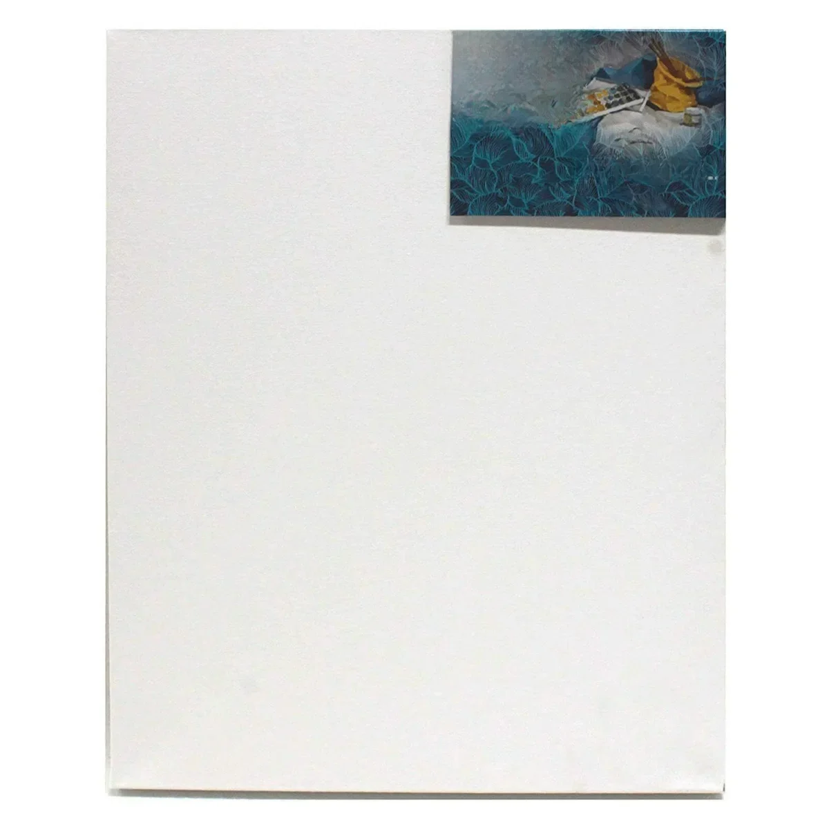 Lienzo para Pintar con Oleo 20x25 cm, Perfil 37mm, Pre-estirado 100% algodão, Color blanco 280grs