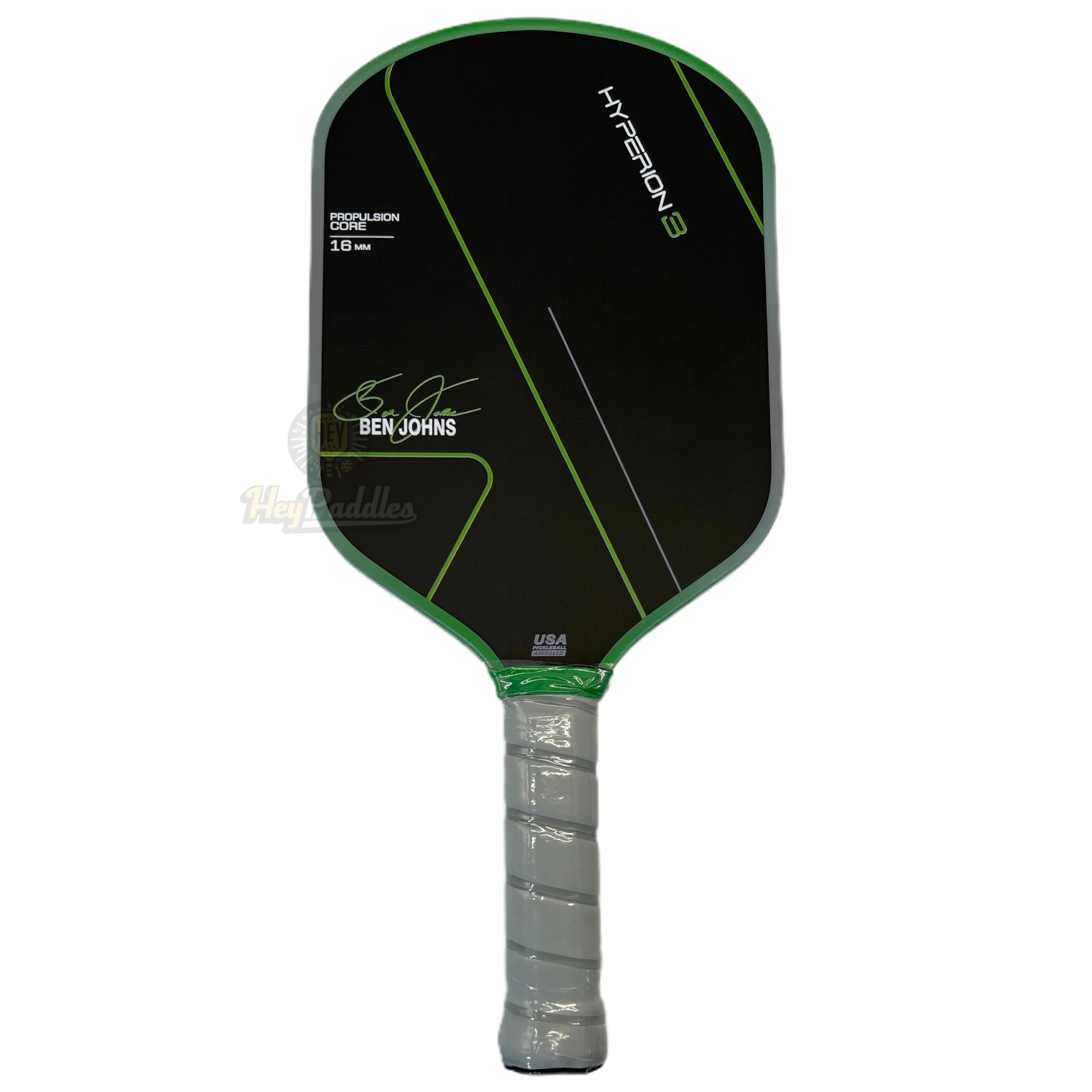 Hyperion 3 Pickleball Paddle Thermoformed T700 Raw Carbon Fiber Unibody 16mm Polymer Gen 3 Propulsion Core Pickleball Racket