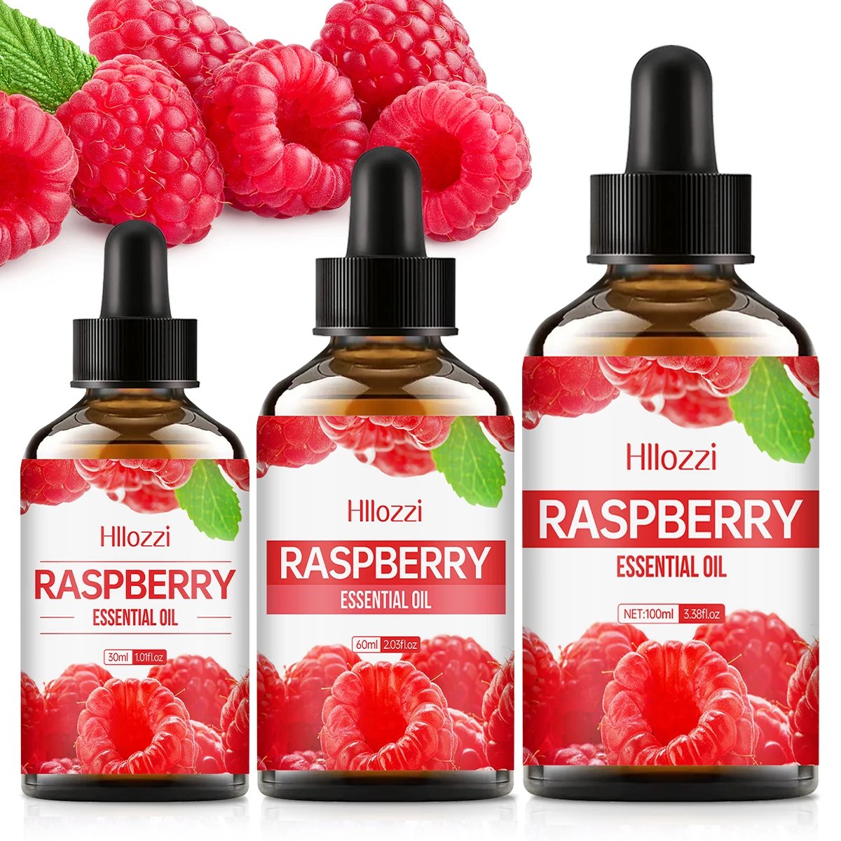 Raspberry essential oil, fruity scent, suitable for body massage and hair care, can also be used in aromatherapy machines