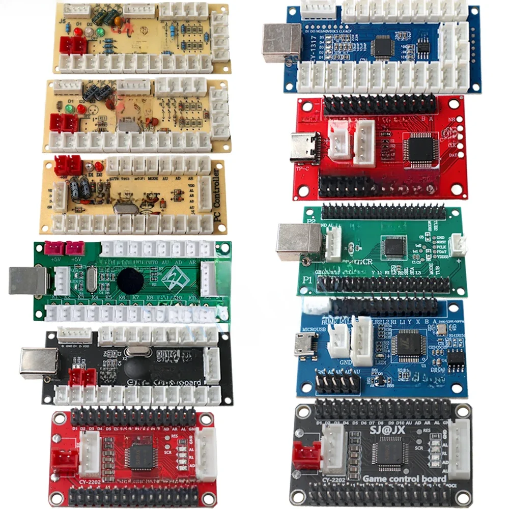 Płytka sterująca joystickiem do gier z zerowym opóźnieniem, kompatybilna z PC, PS3, PC360, Raspberry Pi, gry arkadowe, sterowanie przez USB, Android, Neo Geo. — zdjęcie produktu 7