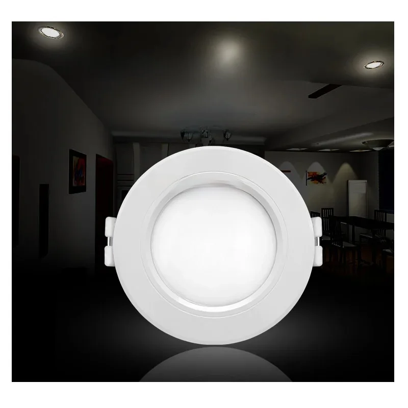 Intelligente 6W RGB + CCT LED-Einbauleuchte 110V 220V Dimmbare Einbau-LED-Deckenleuchten Kompatibel mit FUT092 Fernbedienung/WIFI APP-Steuerung