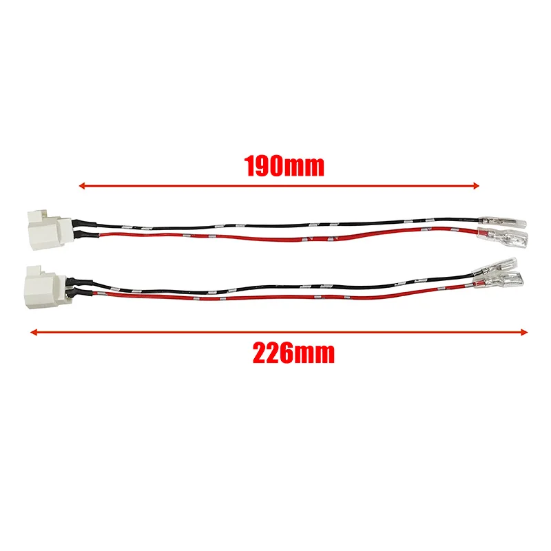 2-Pin Car Speaker Wire Harness Adapter Plug Radio Stereo CD Player Cables for Mazda 3 6 8 CX-7 Fit Chevrolet Cruze Aveo Epica