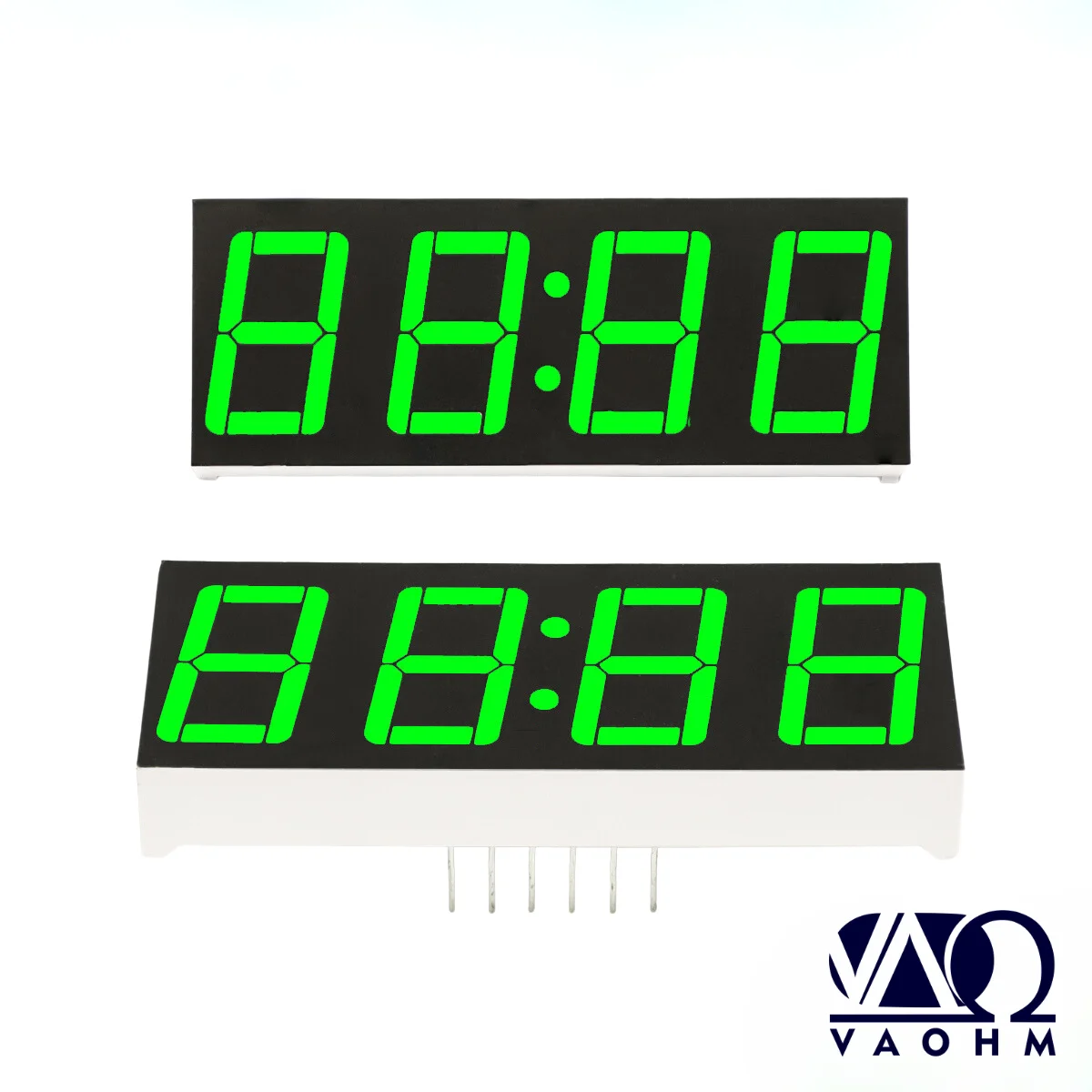 Reloj de ánodo común de 0,56 pulgadas, tubo de pantalla Led de siete segmentos, 4 dígitos, rojo, azul, verde, blanco, 10 piezas, 5643BH, 5643BB,