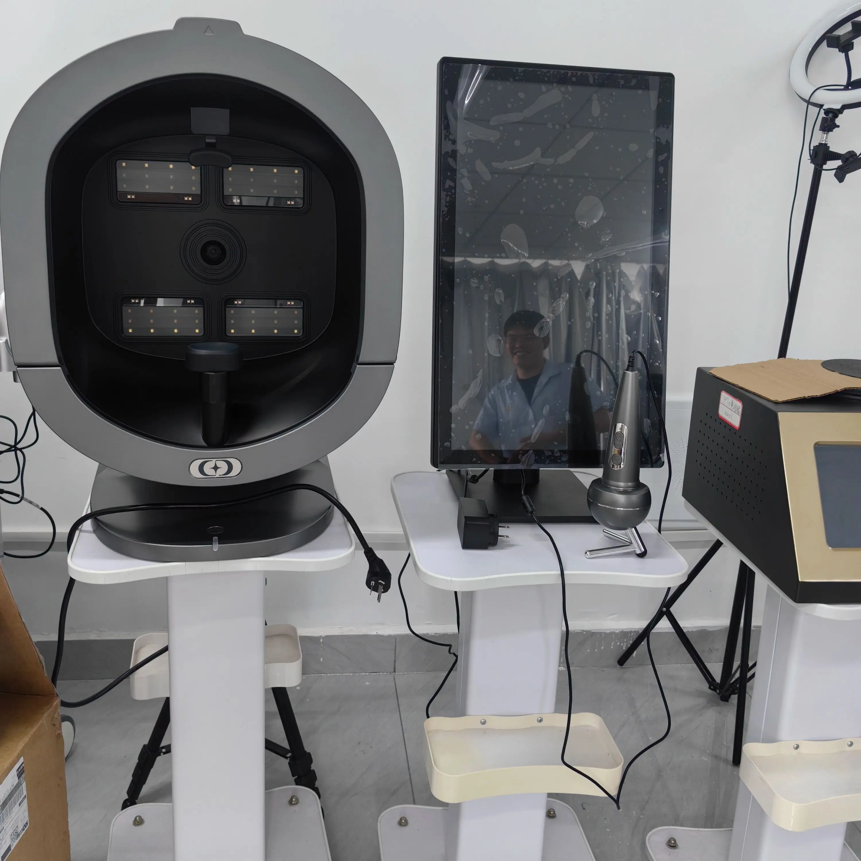 X5/X5 Pro Large Screen 21.5-inch Touchscreen With 480000 High-defini SKIN IMAGE ANALYZER FACE   SCALP ALL ROUND IMACE ANALYSIS