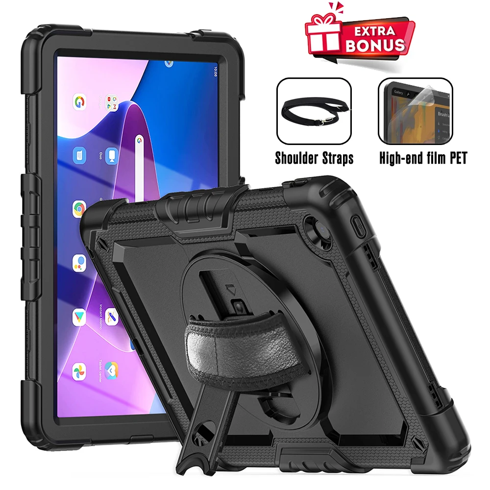 

For Lenovo M9/K9 9.0 M8 HD Case Pad Pro EVA Foam Safe Stand Tablet Cover M10 PLUS 10.6 PLUS M8 4th