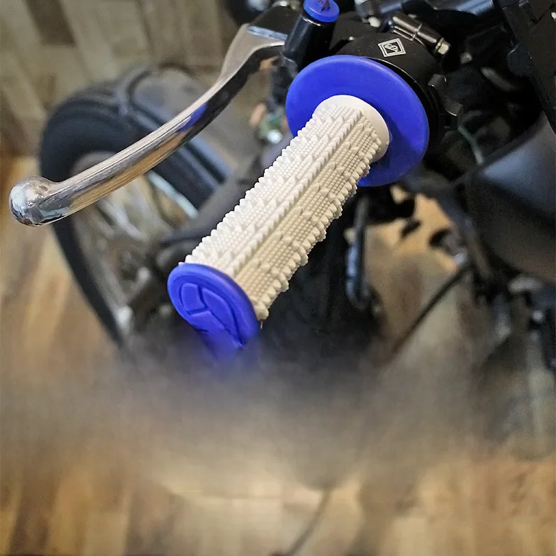 AliExpress NONE Handle Grip Motorcycle Handlebar Grip  ATV Dirt Pit Bike Racing Motocross 7/8 "22 24MM Gel Rubber Brake Universal Grips