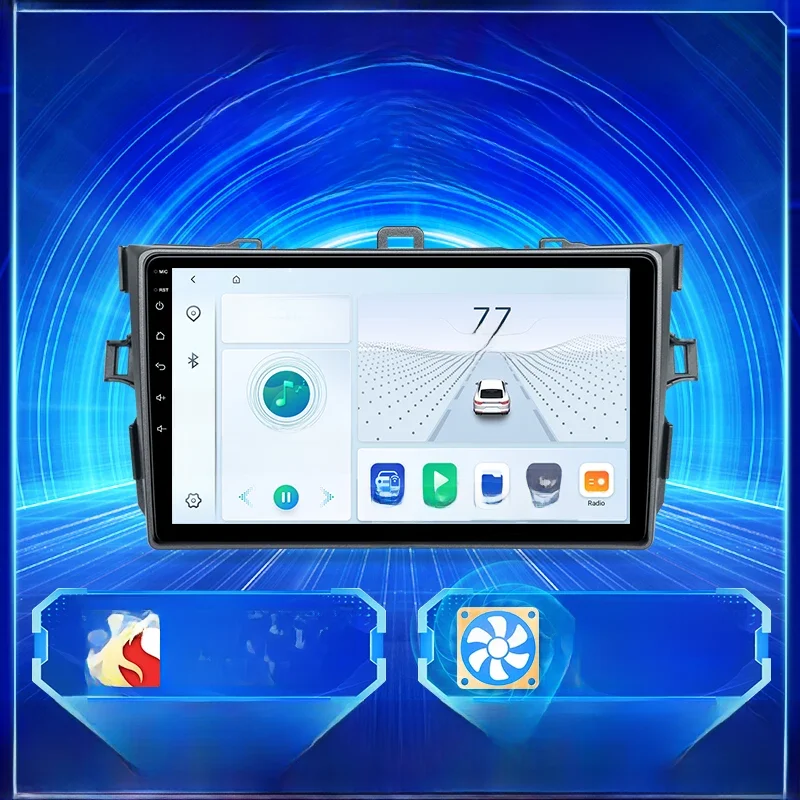 Ainavi android 13 multimedia player für toyota corolla e140/150 auris 2013-2016 autoradio carplay