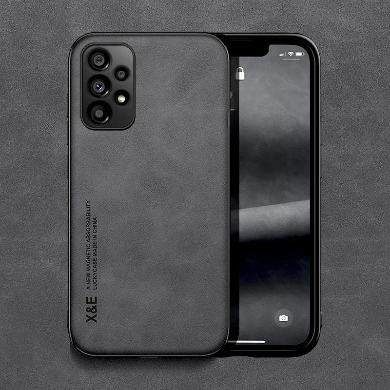 Capa de couro magnética luxuosa para samsung galaxy s25 s24 a54 a53 5g a52 a55 s23 s22 ultra s21 s20