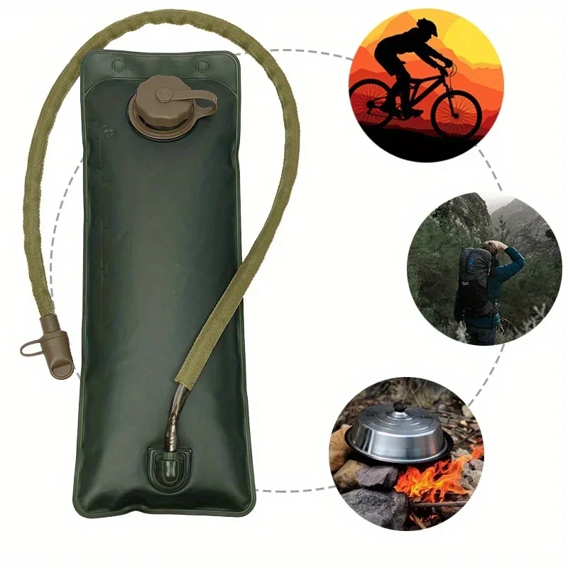 AliExpress 1PC Hydration backpack 2.5/3L large capacity water bag water tank running cycling hydration water storage bag camping supplies