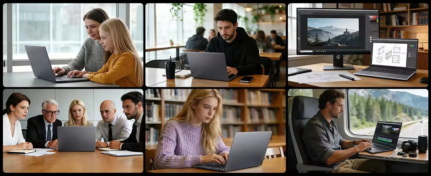 15.6" Laptop Computer Intel Core I7 1165G7 Windows 11 Pro Portable Notebook PC 16GB RAM 1TB 2TB SSD Backlight Office Study Laptops Gaming