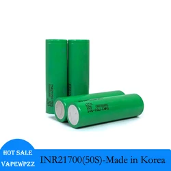 Original INR21700-50S 21700 Battery 25A 3.7V 5000mah High Capacity Lithium ion Battery Rechargable Batteries for Power Device