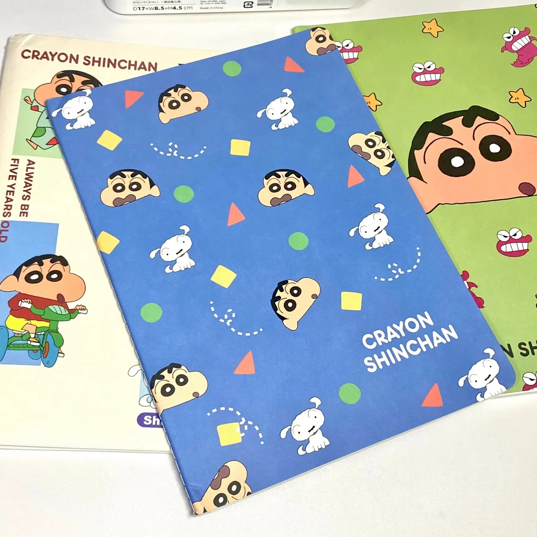 Crayon Shin-chan notebook B5 size Japanese cute girly notepad homework book thick, school student teacher office supplies