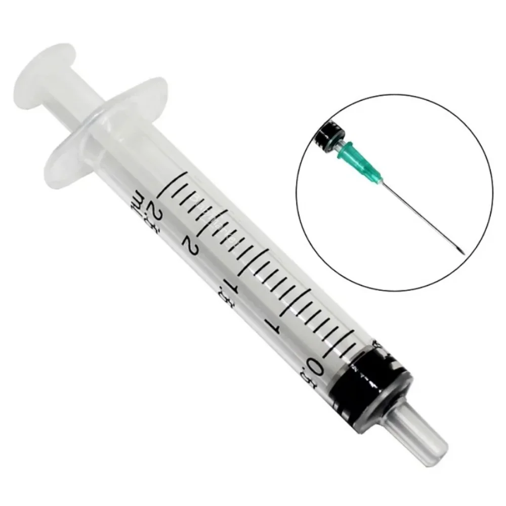 Syringe 2 Ml (21 G) 50 - 100 - 200 - 300 - 500 Pcs / CC Medical Disposable With 21 Needles Sterile Single Aseptic And Separate Packaging Diabetes