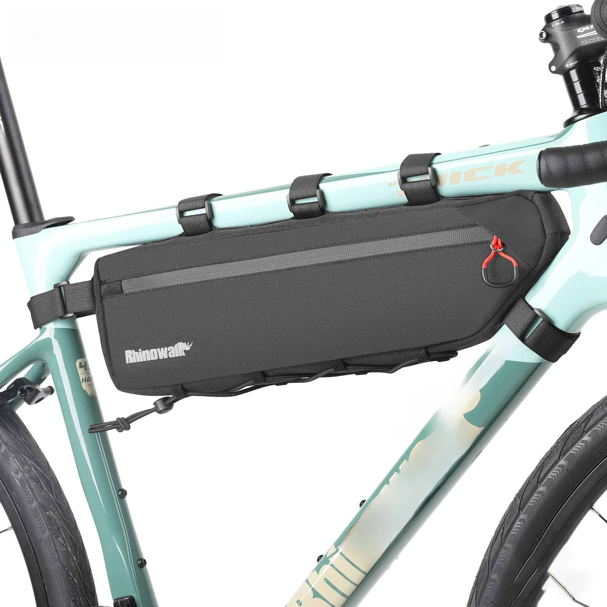 AliExpress Rhinowalk Bike Frame Bag 2.1L-2.7L Splash-Proof Bicycle Under Tube Bag Triangle Bag Double Sided SBS