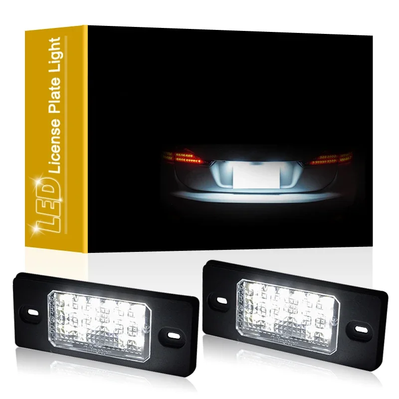 Lampa oświetlenia tablicy rejestracyjnej LED 12 V do Porsche Cayenne 955/957 (model podwozia 9PA/9PA1) 2002-2010 Biały zespół oświetlenia tablicy rejestracyjnej — zdjęcie 2