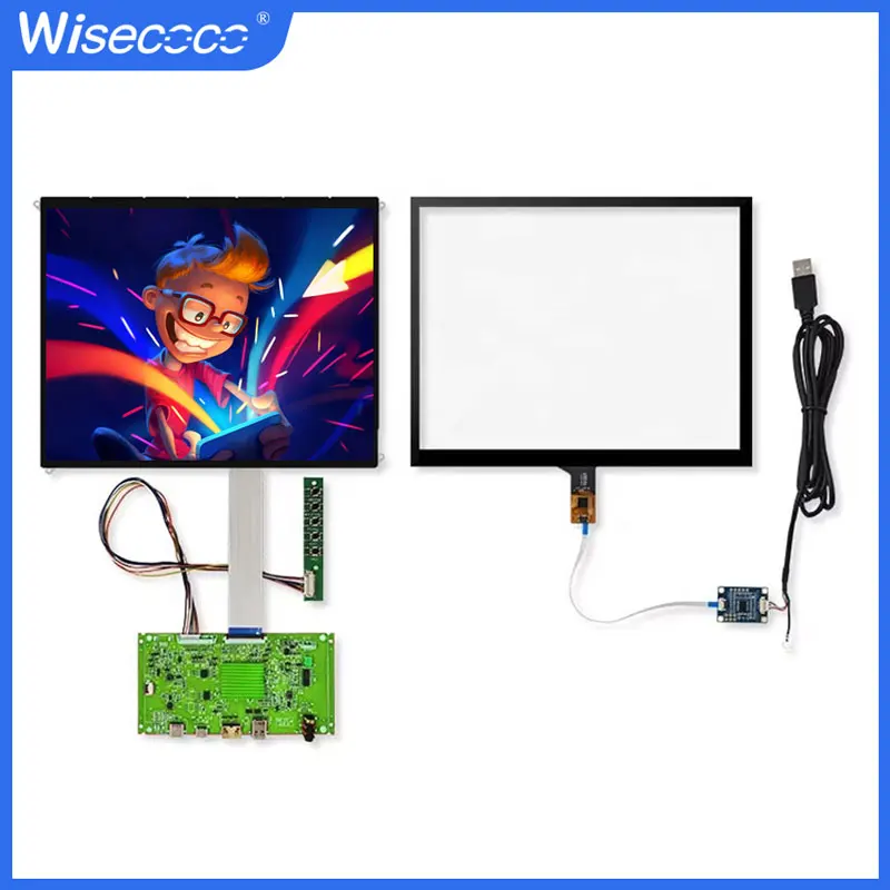 9.7 Inch 2K For I pad3/4 LCD Module 2048*1536 LP097QX1 SPA1 SPC1 IPS Retina Monitor Screen Touch Panel Driver Board RPI Display