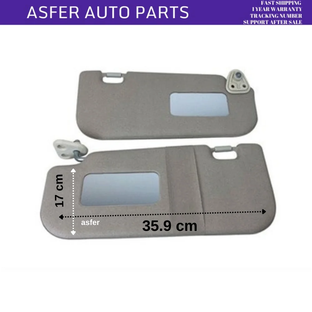 For Hyundai İ10 2007-2012 İnterior Sun Visor Left Right 2 Pcs Set High Quality With Makeup Mirror Fast Shipping