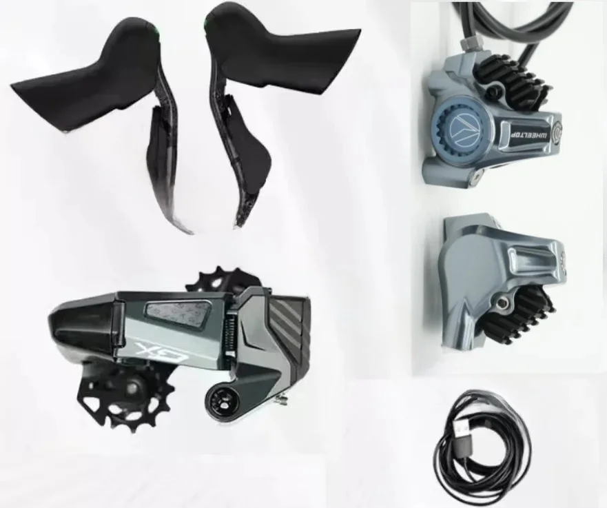 AliExpress Wheel top WHEELTOP EDS GEX Gravel bike Electronic Wireless Groupset, aluminum, 3-14Speed, hydraulic disc brake + shifter + Rear Derailleur