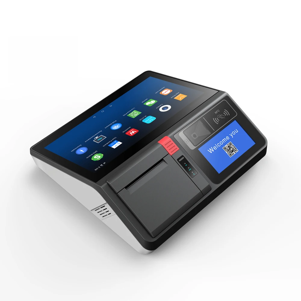 11.6 inch POS machine, POS terminal machine with android or windows OSD, 80mm printer (optional 2D scanner, 4.3\