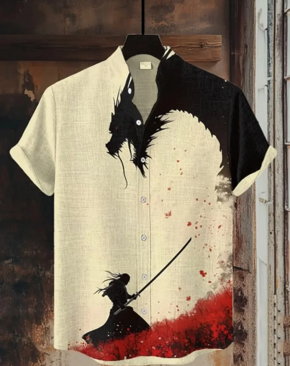 Рисунок 5 - Мужская самурайская гавайская рубашка