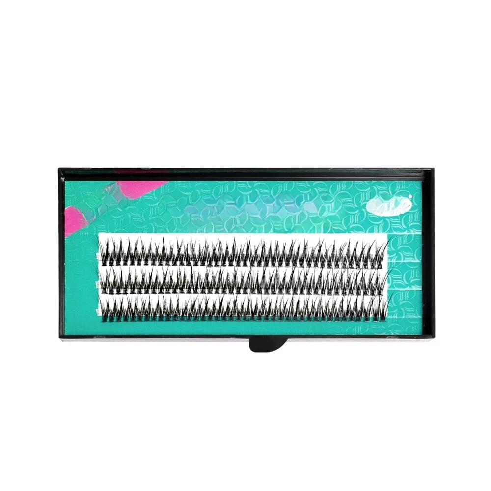 XEC-011 w kształcie litery V Faux Mink pojedyncze rzęsy Premade jaskółczy ogon klastra naturalne miękkie sztuczne rzęsy wiązki Cilia — zdjęcie 2