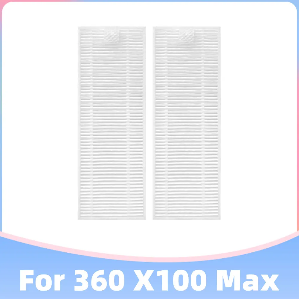Compatible For Qihoo 360 X100 MAX Spare Part Main Side Brush Hepa Filter Robotic Vacuum Cleaner Replacement Accessory