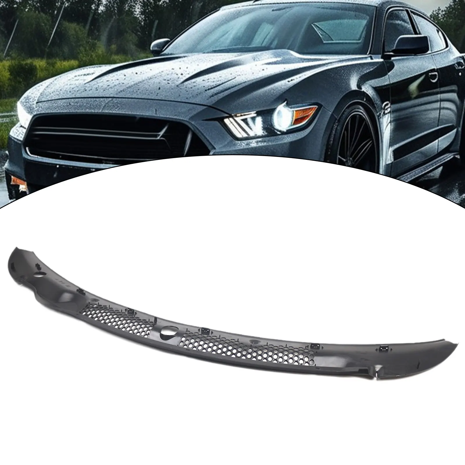 

Капот стеклоочистителя лобового стекла, крышка вентиляционной решетки, простая установка, крышки ветрового стекла автомобиля, панель в сборе для Mustang 1994-1998 гг.