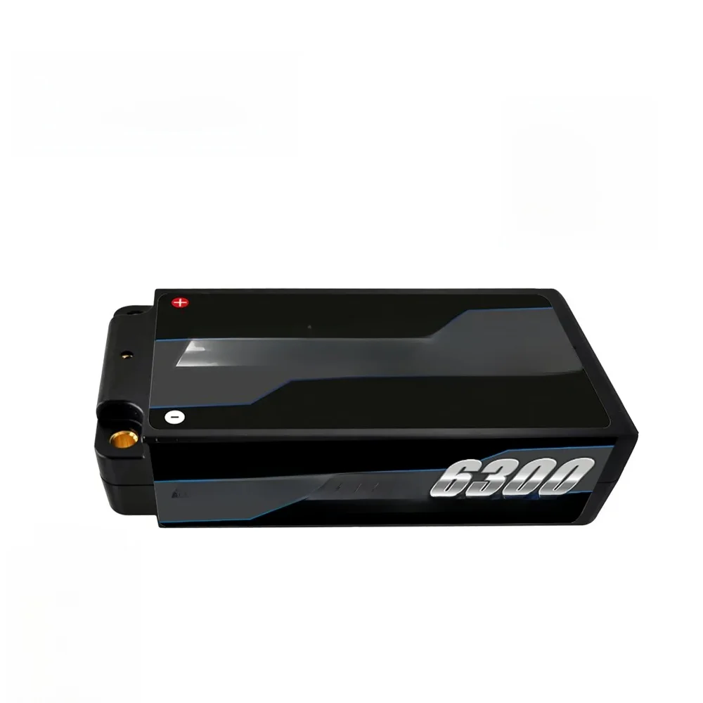 DXF 2S Shorty Lipo Batterij 6300mAh 7.6V 130C 5mm Bullet T Plug Hardcase voor 1/10 Buggy Truggy Auto Vrachtwagen RACING Helikopter - afbeelding 2