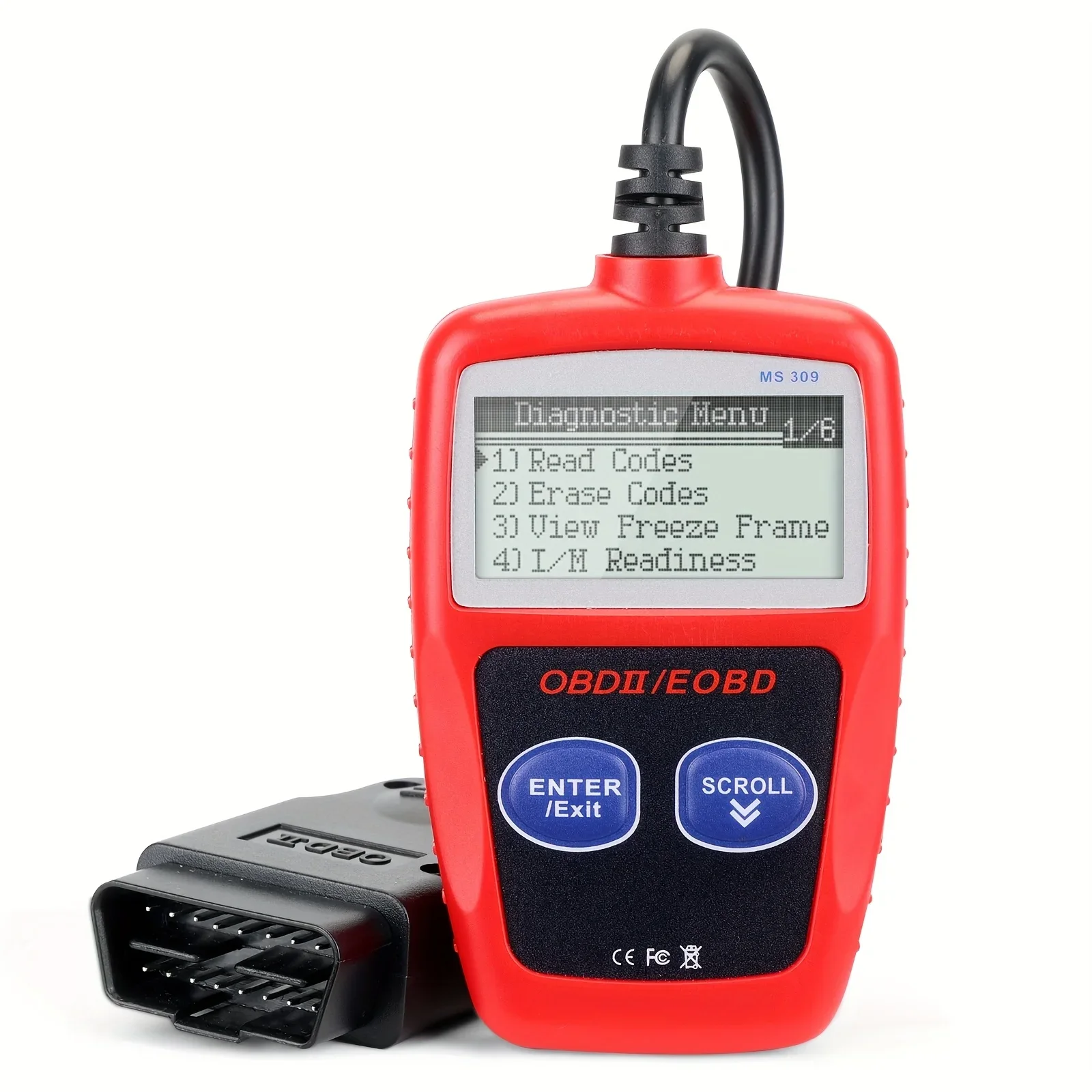 FROYUIO MS309 OBD2 Scanner - CAN Diagnostic Tool for Check Engine Light Reset, Read/Clear Codes & View Freeze Frame