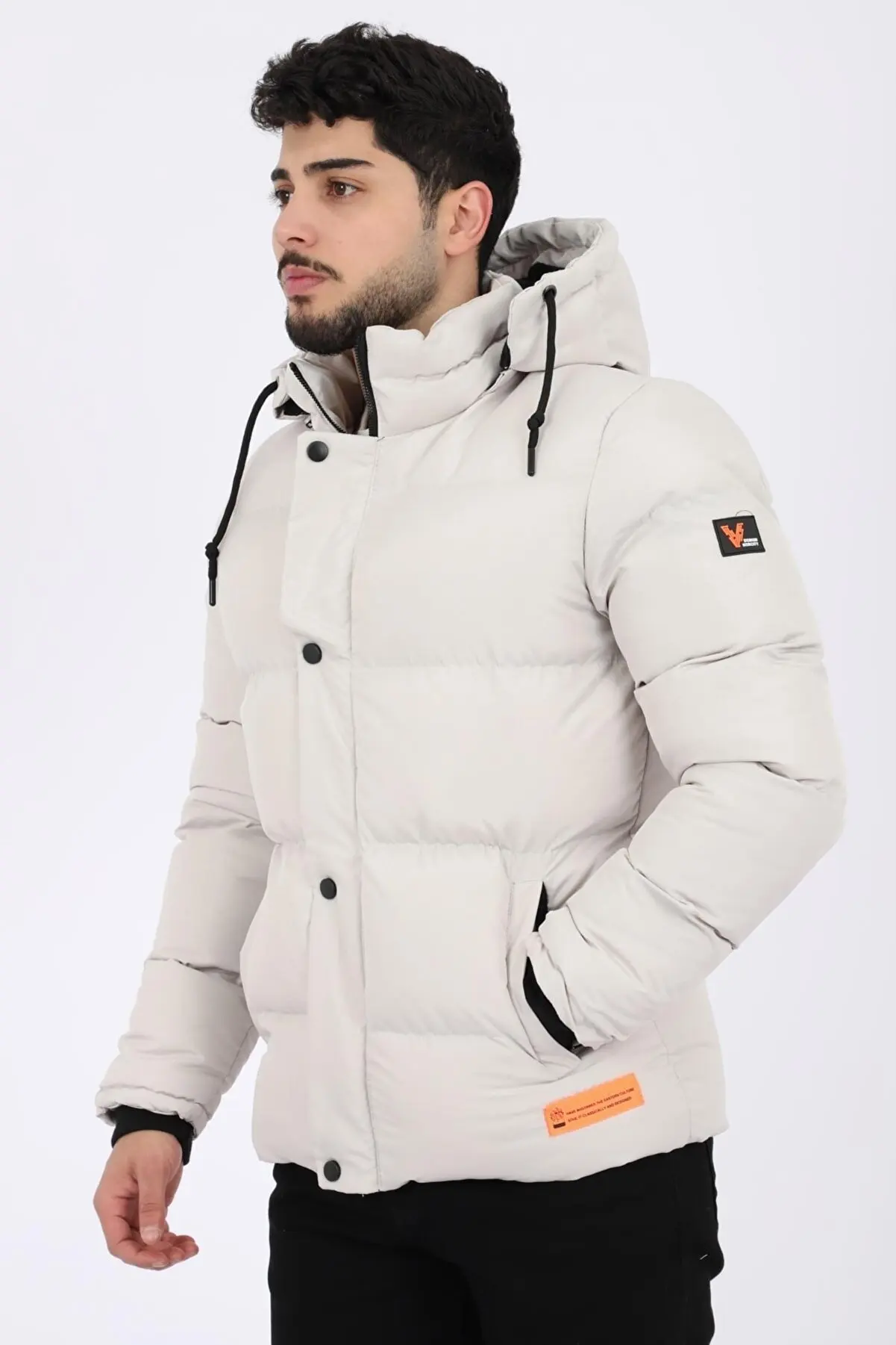 Men's Down Jacket Style Combined With Detachable Hooded Coat Coat With Fur Line 2022 Winter New Season