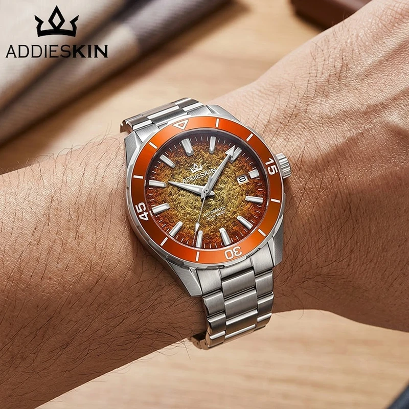 AddiesKin K005 Slim 11.5mm Luxury Mechanical Watch Men Miyota 9015 Automatic Watches 20Bar Diver Stainless Steel Clock 2026