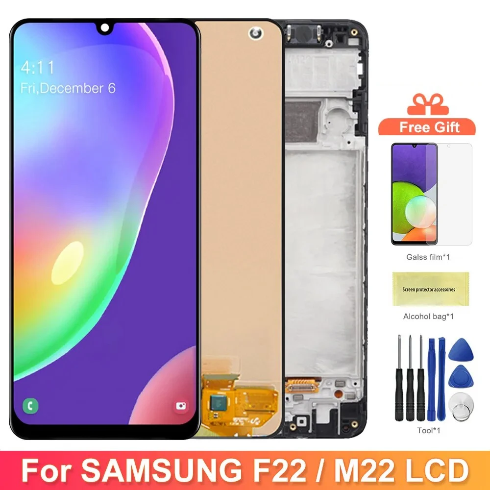مُقدِّمَةٌ مُفصَّلةٌ لشاشة LCD لجهاز Samsung Galaxy M22