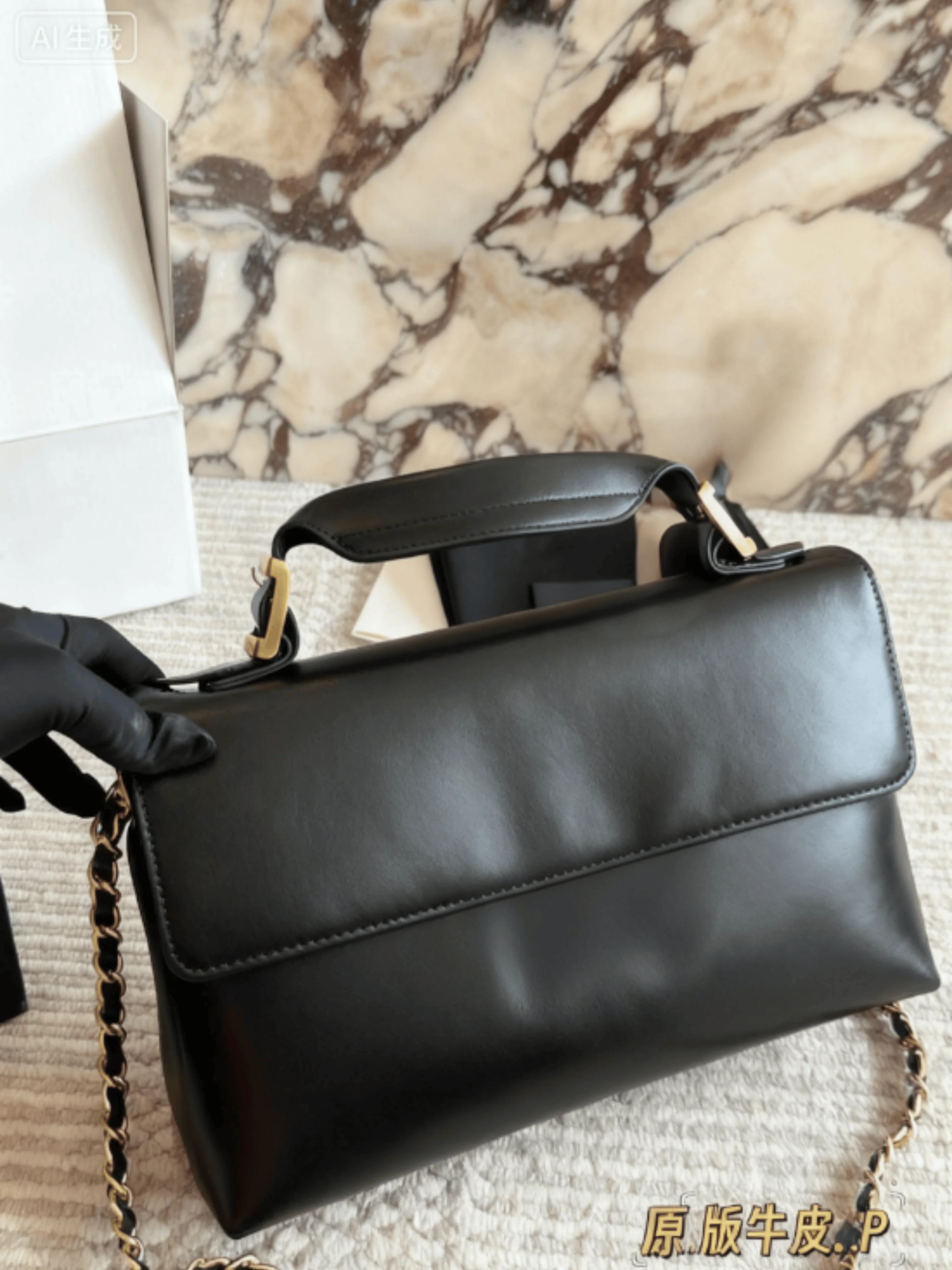 

2025 женская сумка, осенняя новая универсальная прочная однотонная простая модная классическая кожаная сумка большой вместимости 28*17 см