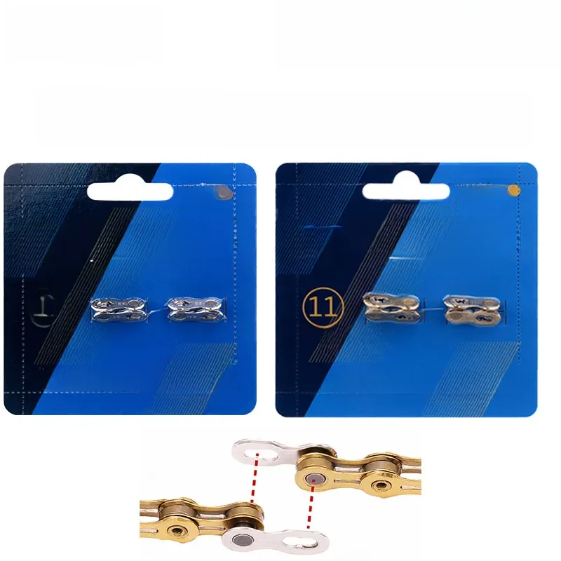 AliExpress KMC Chain Quick Link 7 8 9 10 11 12 Speed MTB Current Missing Links 2 Pairs Bicycle Chain Power Link