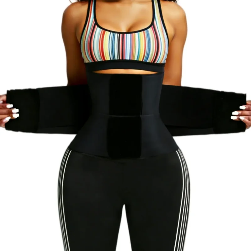 Leopard Print Shapewear Waist Belt, Body Shapewear Faja, High Waist Shaping, Adjustable Elastic Band, Provides Abdominal Support, Ideal for Fitness & Daily Use