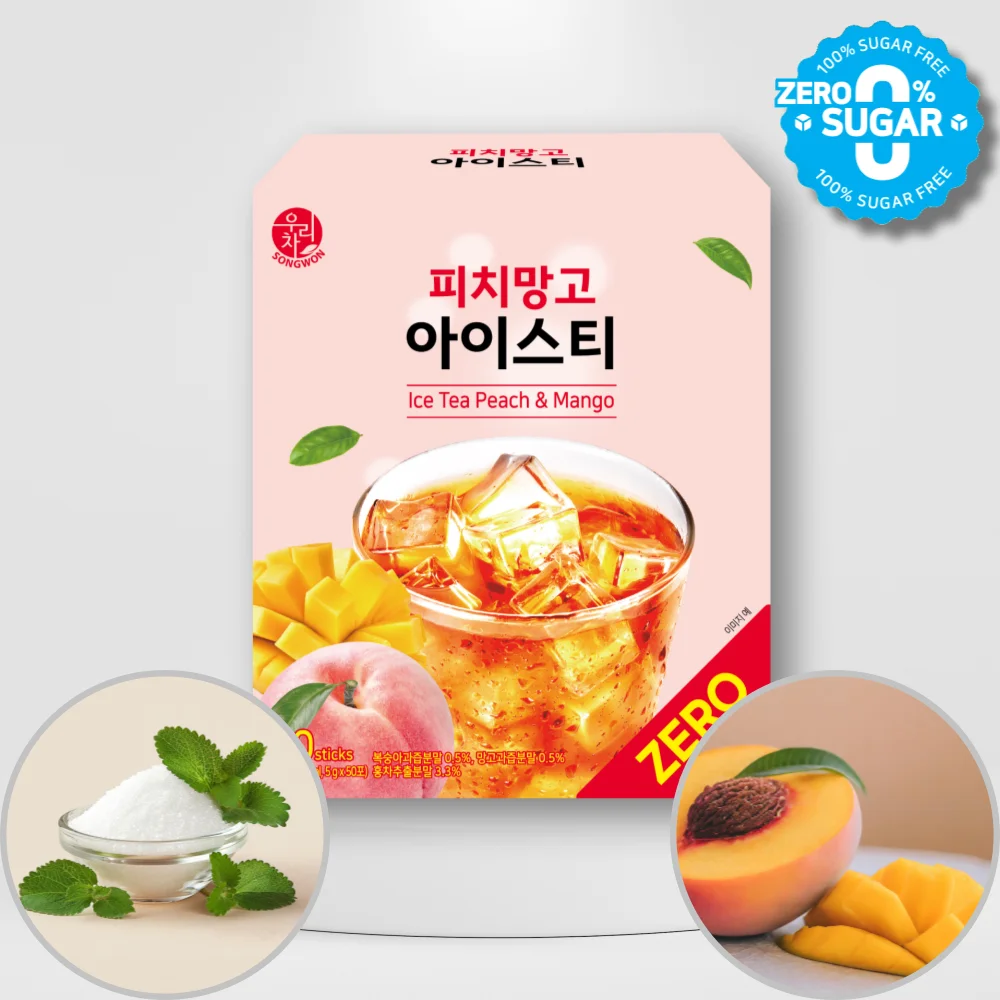 Songwon Our Tea Gero Sugar Peach Mango Istea 50T + Strawberry Asa Lemonade 50T