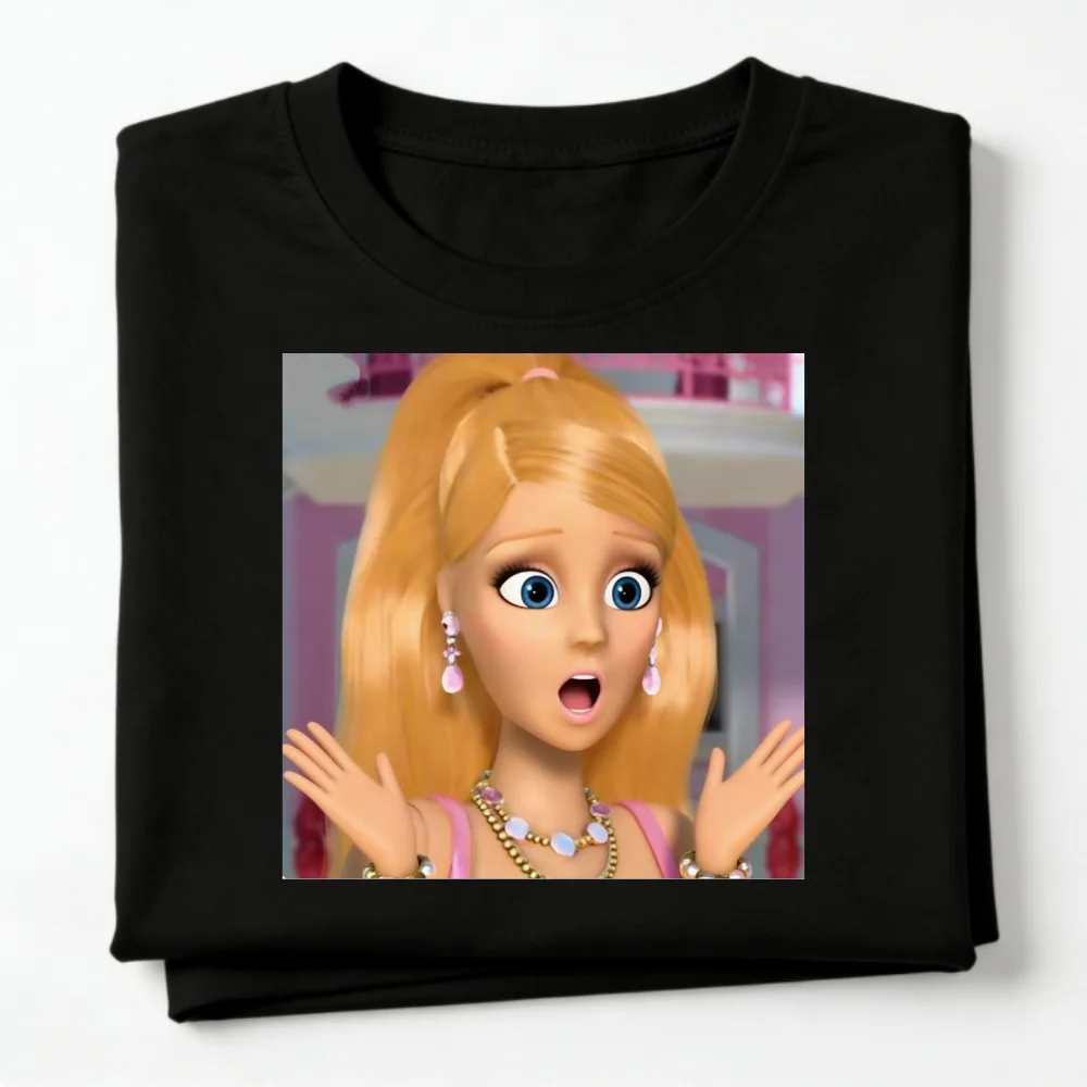 Verspielter Ausdruck, bedrucktes, übergroßes T-Shirt, lockere Passform, lässiges Grafik-Top, weiche Baumwolle, kurzärmeliges T-Shirt für Damen, tägliche Streetwear