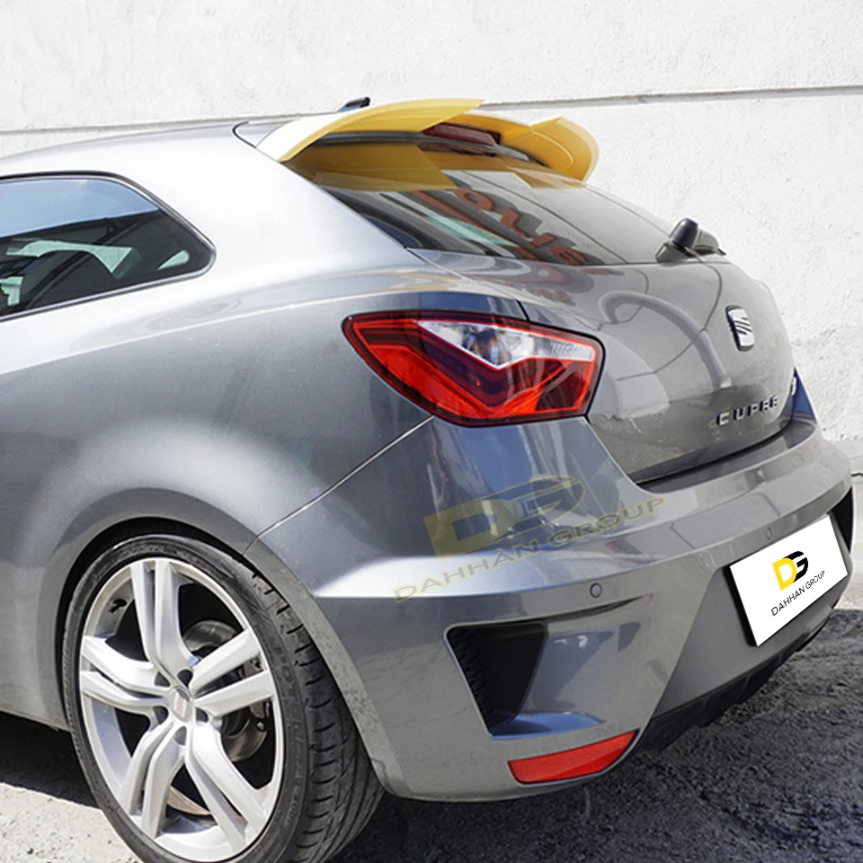 Asa Spoiler Traseiro para Seat Ibiza MK4 2008-2017 Cupra FR, Modelo 2 Portas, Cruas ou Pintadas, Plástico ABS, Alta Qualidade