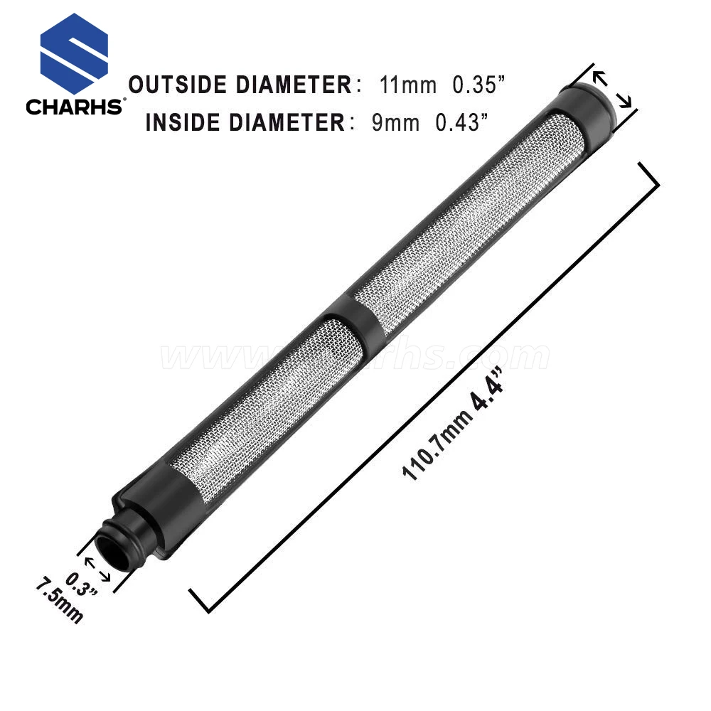 Imagem -02 - Char- Filtro de Sucção para Pulverizador sem ar Peça de Reposição e Pistola de Pulverização Filtro Coletor de Alta Pressão para Máquina de Pintura