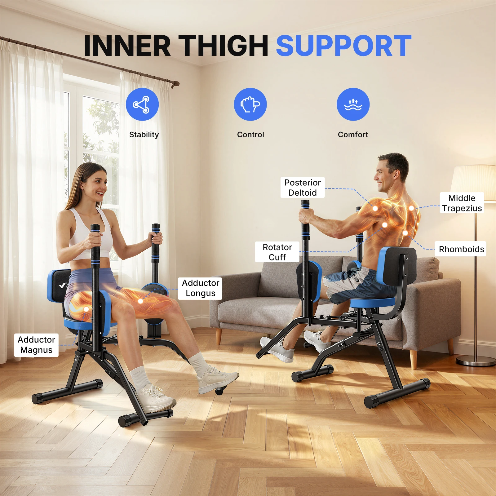 MERACH ヒップアブダクター・バットトーニング・レッグア - Home Gym Resistance Machine のレビューと価格