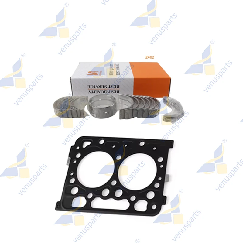 

For Kubota Z402 Cylinder Head Gasket +Crankshaft Main Bearing Con Rod Bearing Full Head Gasket Set Overhaul Rebuild Kit Ring