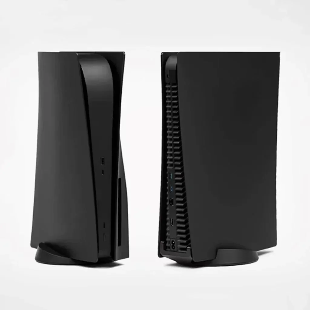 Plaques frontales noires pour disque PS5, housse de boîtier, accessoires de jeu pour Playstation 5