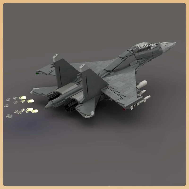 MOCビルディングブロック現代軍空軍J-16戦闘機多用途攻撃機モデルブロックおもちゃコレクターセットおもちゃ