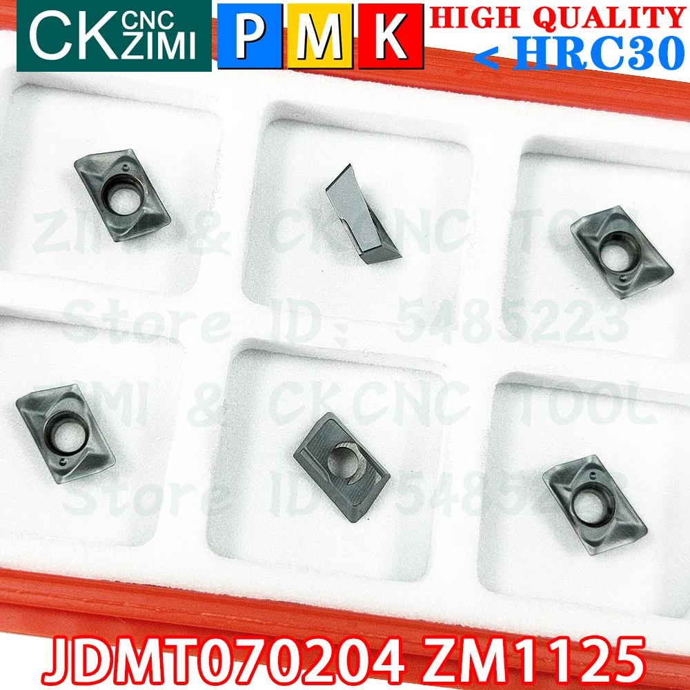 JDMT070204 ZM1125 JDMT 070204 ZM1125 Inserti in carburo Inserti per fresatura ad avanzamento rapido Utensili CNC tornio meccanico per metalli Utensili di fresatura indicizzabili ESE ASM07 portautensili di fresatura