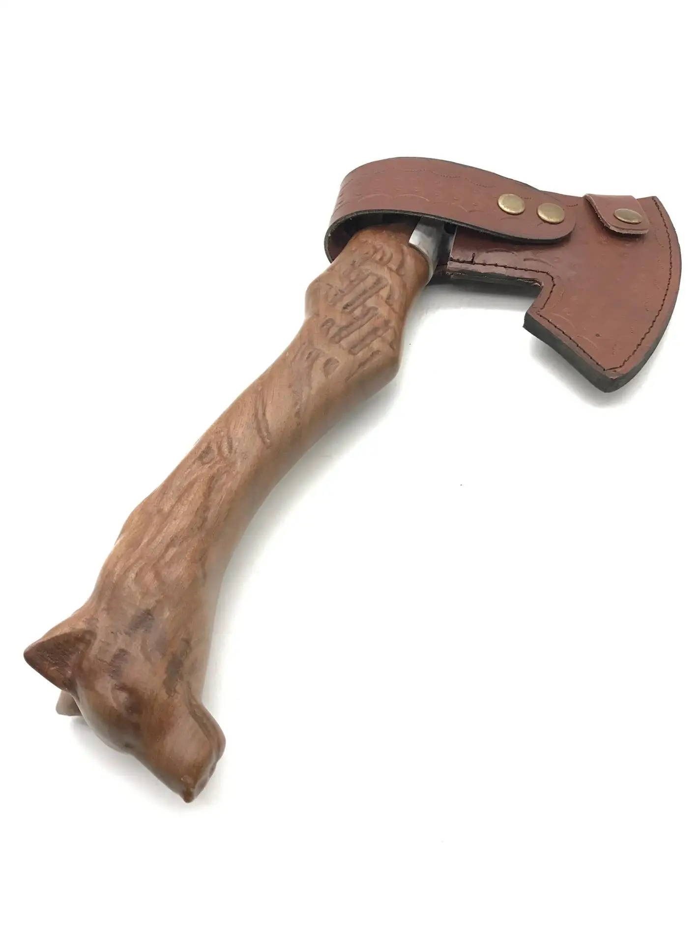 Imagem -04 - Wolfhead Machado Machete Acampamento Sobrevivência Turística Tomahawk Tático Caça ao ar Livre Ferramenta de Mão Madeira Cortador Carne Machados Blt10